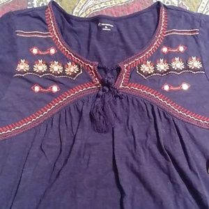 New directions,Size XL, Navy, Women's  shirt